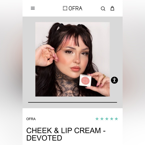 2/$25 OFRA COSMETICS CHEEK AND LIP CREAM name DEVOTED! BRAND NEW in the box! - Picture 8 of 12